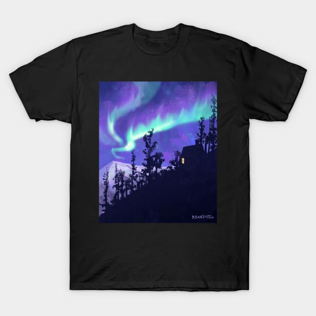 Northern Lights T-Shirt by bbanditt
